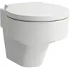 Laufen, Toilette + Bidet, Wand-WC VAL Tiefspüler, spülrandlos weiss ma...