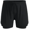 ODLO Herren Laufshorts Zeroweight 5inch 2in1 schwarz | XL
