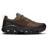 ON Herren Wanderschuhe Cloudrock Low WP braun | 44 1/2