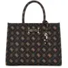 Guess, Damen, Handtasche, Silia 2 Comp, Braun