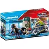 PLAYMOBIL City Action Polizei Motorrad und Dieb Spielset, Ab 4 Jahren,...