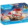 PLAYMOBIL Piraten Chaloupe, Piratenschiff Spielset, mit Figuren, mit K...