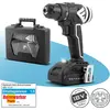 STAHLWERK Akkuschrauber mit 18 Volt   LED-Licht, Brushless-Technologie...