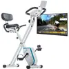 Skandika Foldaway X-1000 PLUS Fitnessbike Heimtrainer X-Bike mit Handp...