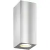 Außenwandleuchte 5051, Edelstahl, 17 cm, IP54, up/down, GU10