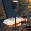 LED-Tischleuchte 5099, Akku IP54 dimmbar graphit