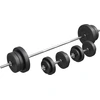 GORILLA SPORTS Langhantel Langhantelset Kunststoff 70 kg