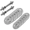 GORILLA SPORTS® Kurzhanteln 27,5 kg, 2er Set, Tri-Grip, 30 mm, Gusseis...