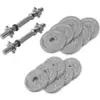 GORILLA SPORTS® Kurzhanteln - 27,5kg Set, 6x1,25kg, 6x2,5kg Gewichte, ...