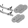 GORILLA SPORTS® Kurzhanteln - 27,5kg Set, 6x1,25kg, 6x2,5kg Gewichte, ...