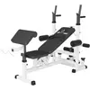 GORILLA SPORTS® Multifunktion Hantelbank verstellbar mit Ablage | Curl...