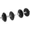 GORILLA SPORTS® Kurzhantelset - 20kg, 30mm, Gusseisen Hantelscheiben, ...