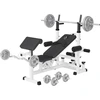 GORILLA SPORTS Hantelbank Kraftstation Gusseisen Gripper 108 kg