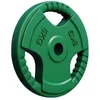 GORILLA SPORTS Hantelscheibe Hantelscheibe 30/31 mm Gummi Gripper 1,25...