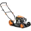 FUXTEC Benzin Rasenmäher Fx-RM51SA96 - 196ccm | 51cm Schnittbreite | 3...