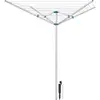tectake® Wäschespinne aus Aluminium wetterfest 150 x 150 x 196 cm