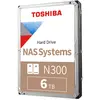 Toshiba N300, 6 TB, 7200 RPM, 512 MB, 3.5", Serial ATA III