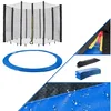Arebos Trampolinnetz + Randabdeckung 244, 305, 366, 396, 430, 460 und ...