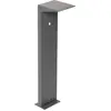 CMD Solar/LED Standaußenleuchte 2,2W Warmweiss IP54 Anthrazit Bewegung...