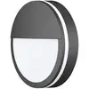 LED-Außenwandleuchte CMD 9085, anthrazit, Ø 25 cm, Blende
