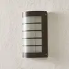 Außenwandlampe Aqua Marco mit Raster, anthrazit