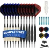 DartPro Dartscheibe elektronisch - für Profis -, (129 teiliges Set mit...