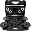ScSPORTS® Kurzhantel Kurzhantel Set mit Koffer 15 - 20 kg