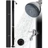 Arebos Solardusche 20 L Solar-Gartendusche mit Thermometer & Fußdusche...