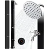 Arebos Solardusche 35 L Solar-Gartendusche mit, Thermometer & Fußdusch...