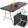 AREBOS Klappbarer Buffettisch 182x74x74 cm | Gartentisch für 8 Persone...