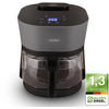 Lauben Glass&SteamAir® Fryer 4500BG, Heißluftfritteuse mit Glasfrittie...