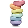 Spiele zum Aufwachen Stapelstein Original Rainbow Pastel (x6) TU
