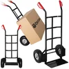 tectake Sackkarre Transportroller mit Stahlrahmen und Luftbereifung, 2...