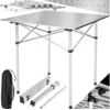 tectake Campingtisch Aluminium-Camping-Klapptisch, 70 x 70 x 70 cm, lä...
