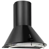 Klarstein Deckenhaube Noir Retro-Dunstabzugshaube 60cm 490 m³/h LED-Le...