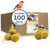 Lyra Pet 100 Stk. Lyra Pet® Meisenknödel mit Netz à 90 g = 9 kg Vogelf...