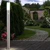 Moderne LED Außenlampe aus Edelstahl mit Bewegungsmelder