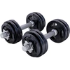 GORILLA SPORTS Kurzhantel Kurzhantelset Gusseisen Gripper 30 kg