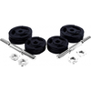 GORILLA SPORTS® Kurzhantelset - 27,5 kg, 6x1,25 kg, 6x2,5 kg, Ø 30mm, ...