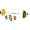 GORILLA SPORTS® Hantelset 100 kg - 6x1,25kg, 6x2,5kg, 2x5kg, 2x10kg, 2...