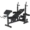GORILLA SPORTS® Multifunktion Hantelbank verstellbar mit Ablage | Curl...