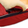Hofbrucker Kinderwagen Lammfell-Fußsack Polaris grau