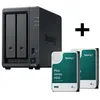 Synology Disk Station DS725+ NAS-Server + Synology Plus 3.5" SATA 6Gb/...