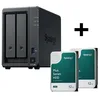 Synology Disk Station DS725+ NAS-Server + Synology Plus 3.5" SATA 6Gb/...