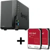 Synology Synology DS224+ + Western Digital WD40EFPX HDD-NAS-Festplatte