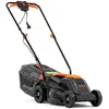 FUXTEC FX-RME33, Schieberasenmäher, 33 cm, 2 cm, 6 cm, 30 l, Metall, K...