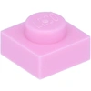 3024 Bright Pink Plate 1 x 1