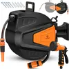 KESSER® Schlauchtrommel Wasserschlauchtrommel Automatik 180°, Wandhalt...