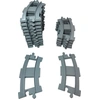 LEGO® DUPLO® Eisenbahn Schienen Kurve Hellgrau NEU! Menge 10x