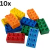 LEGO® DUPLO® 2x4 Steine Bausteine Bunt Gemischt - 3011 NEU! Menge 10x ...